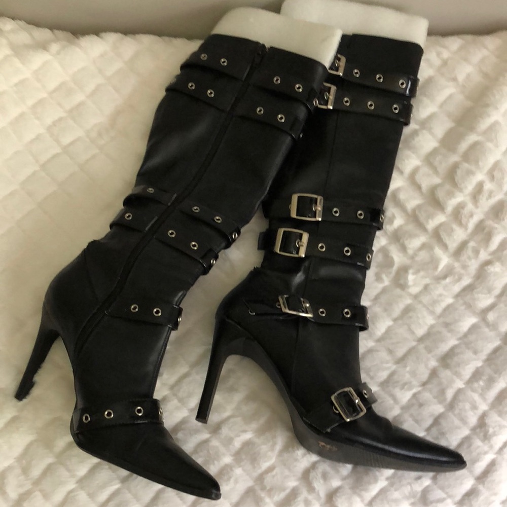 Black costume boots